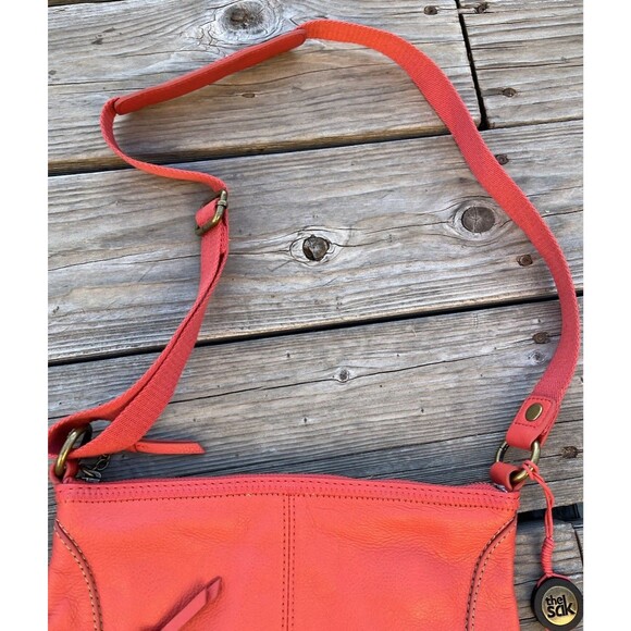 (2) The Sak Iris Pebbled Leather Adjustable Crossbody Shoulder Bags - Picture 4 of 15